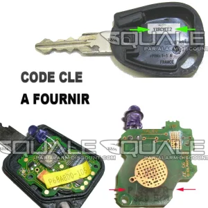Module de désactivation d'anti démarrage pour Renault R19 phase 2 SQUALE - 1